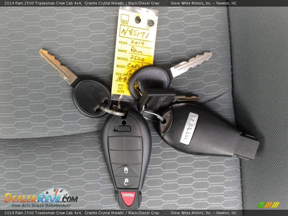 2014 Ram 2500 Tradesman Crew Cab 4x4 Granite Crystal Metallic / Black/Diesel Gray Photo #29