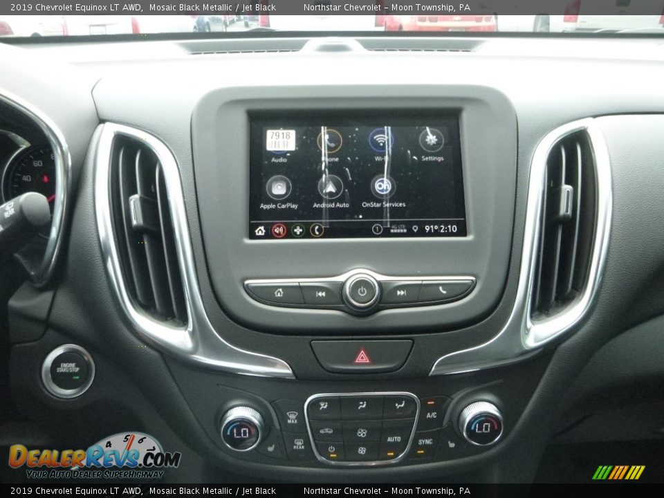 2019 Chevrolet Equinox LT AWD Mosaic Black Metallic / Jet Black Photo #16