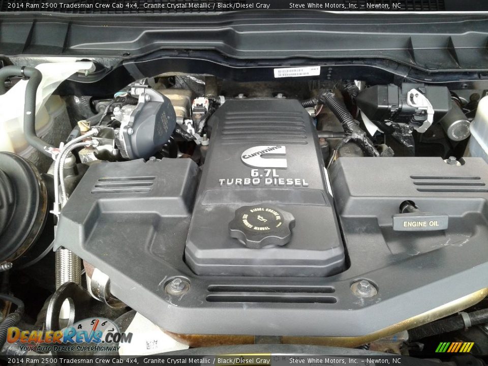 2014 Ram 2500 Tradesman Crew Cab 4x4 Granite Crystal Metallic / Black/Diesel Gray Photo #30