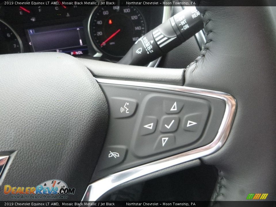 2019 Chevrolet Equinox LT AWD Mosaic Black Metallic / Jet Black Photo #19