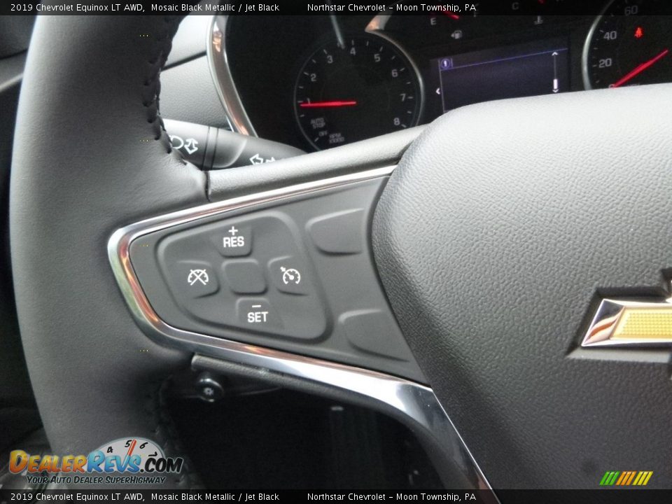 2019 Chevrolet Equinox LT AWD Mosaic Black Metallic / Jet Black Photo #20