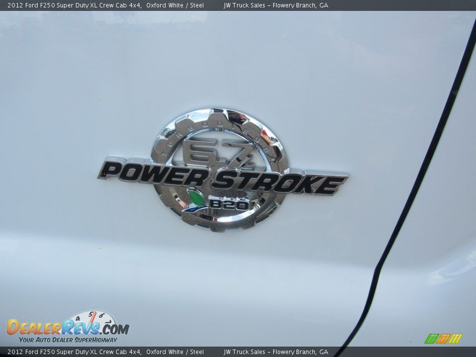 2012 Ford F250 Super Duty XL Crew Cab 4x4 Oxford White / Steel Photo #11