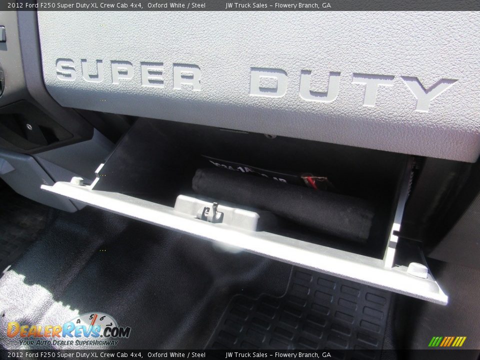 2012 Ford F250 Super Duty XL Crew Cab 4x4 Oxford White / Steel Photo #29