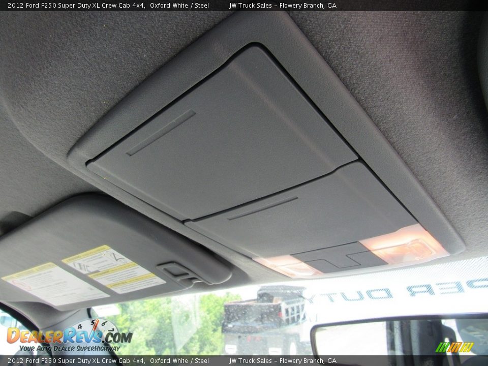 2012 Ford F250 Super Duty XL Crew Cab 4x4 Oxford White / Steel Photo #30
