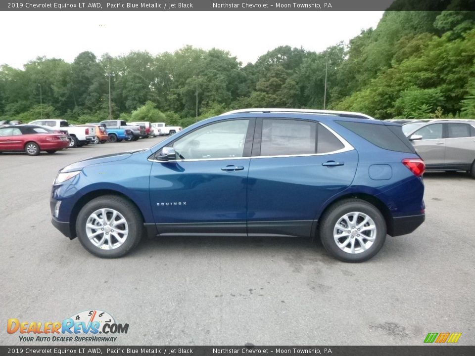 2019 Chevrolet Equinox LT AWD Pacific Blue Metallic / Jet Black Photo #2