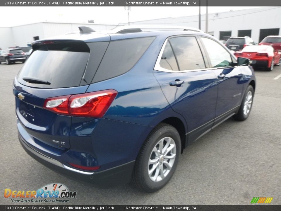 2019 Chevrolet Equinox LT AWD Pacific Blue Metallic / Jet Black Photo #5