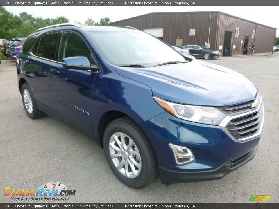 2019 Chevrolet Equinox LT AWD Pacific Blue Metallic / Jet Black Photo #7