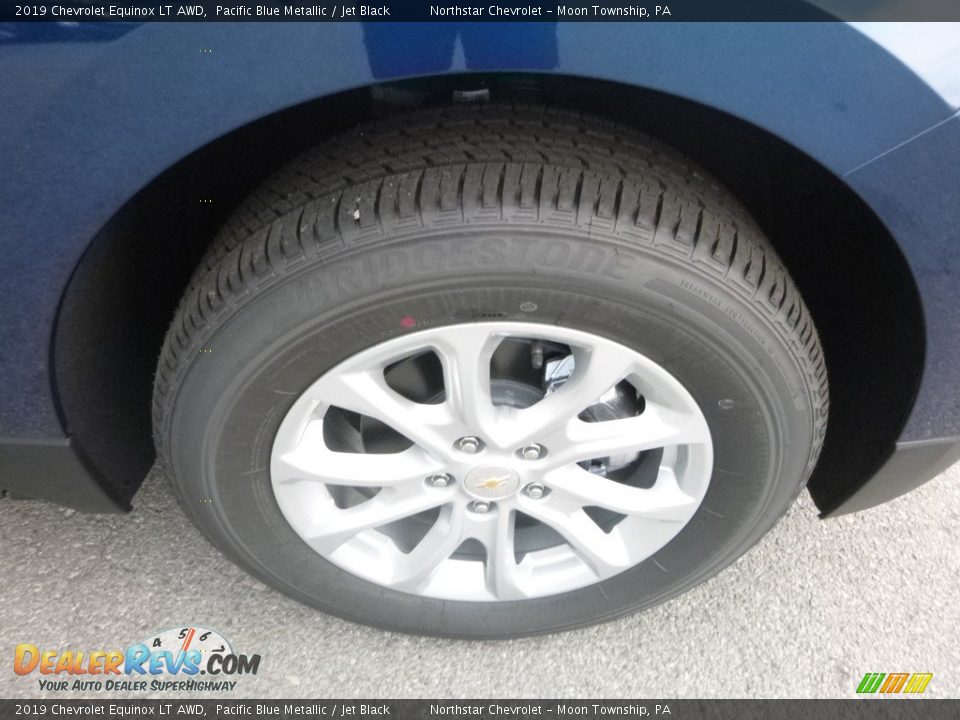 2019 Chevrolet Equinox LT AWD Pacific Blue Metallic / Jet Black Photo #9