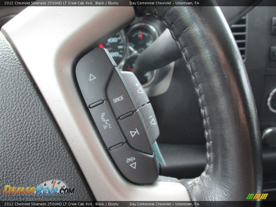 2012 Chevrolet Silverado 2500HD LT Crew Cab 4x4 Black / Ebony Photo #22