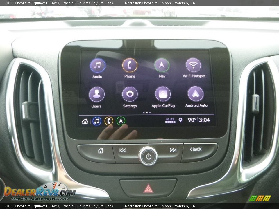 2019 Chevrolet Equinox LT AWD Pacific Blue Metallic / Jet Black Photo #20