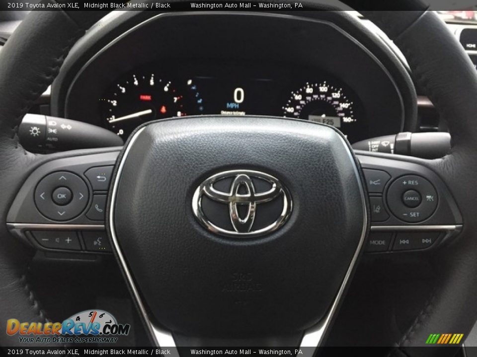 2019 Toyota Avalon XLE Midnight Black Metallic / Black Photo #11