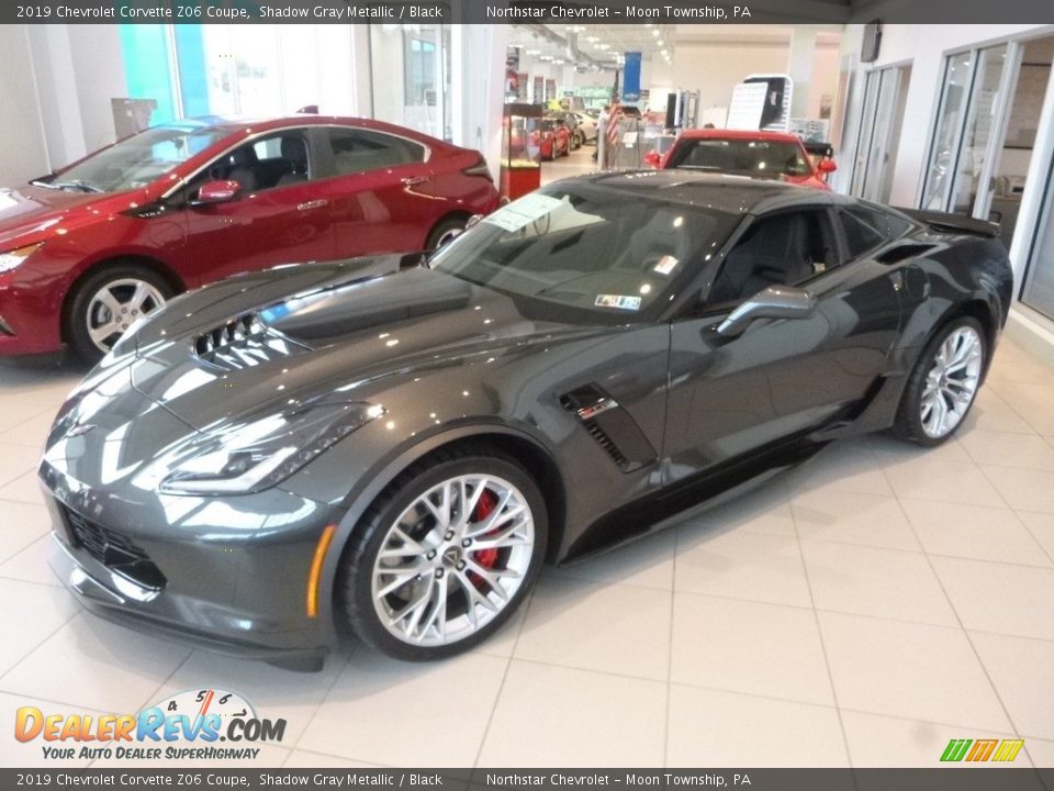 2019 Chevrolet Corvette Z06 Coupe Shadow Gray Metallic / Black Photo #1