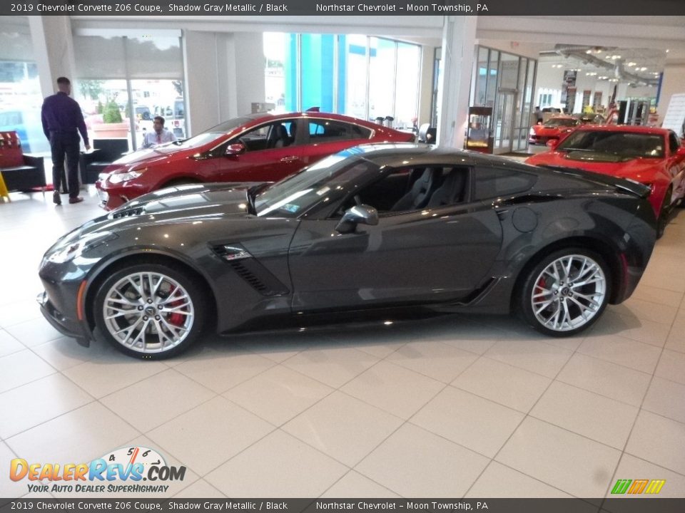 2019 Chevrolet Corvette Z06 Coupe Shadow Gray Metallic / Black Photo #3