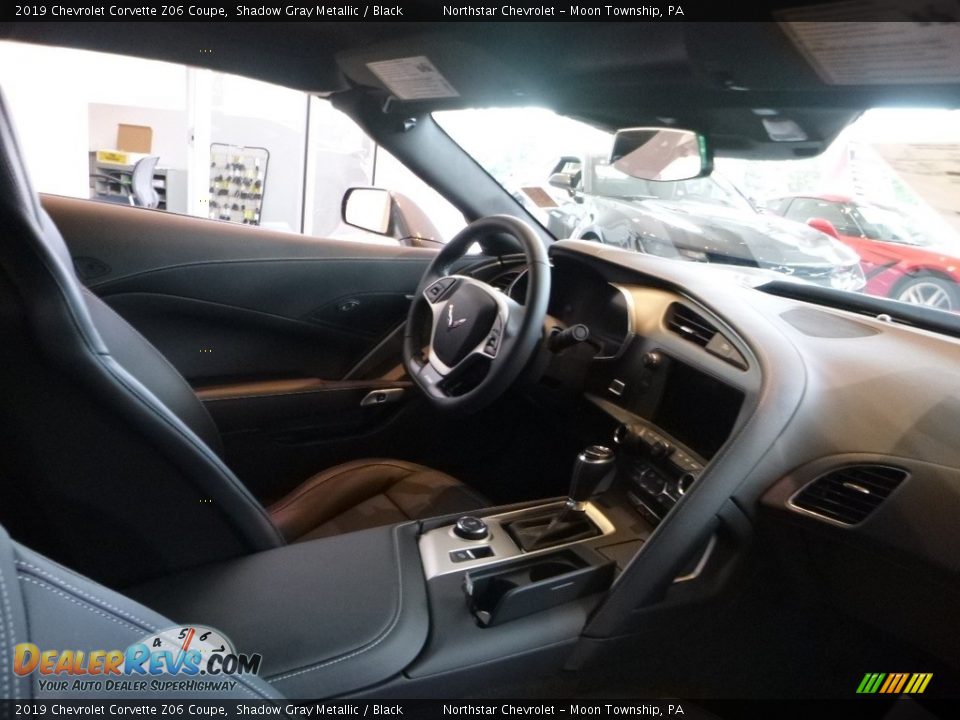 2019 Chevrolet Corvette Z06 Coupe Shadow Gray Metallic / Black Photo #12