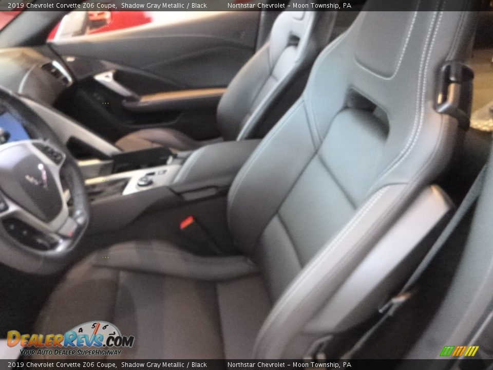2019 Chevrolet Corvette Z06 Coupe Shadow Gray Metallic / Black Photo #14
