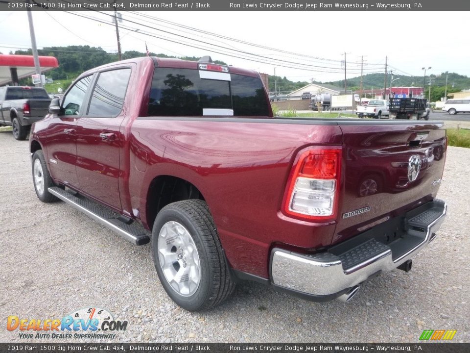 2019 Ram 1500 Big Horn Crew Cab 4x4 Delmonico Red Pearl / Black Photo #3