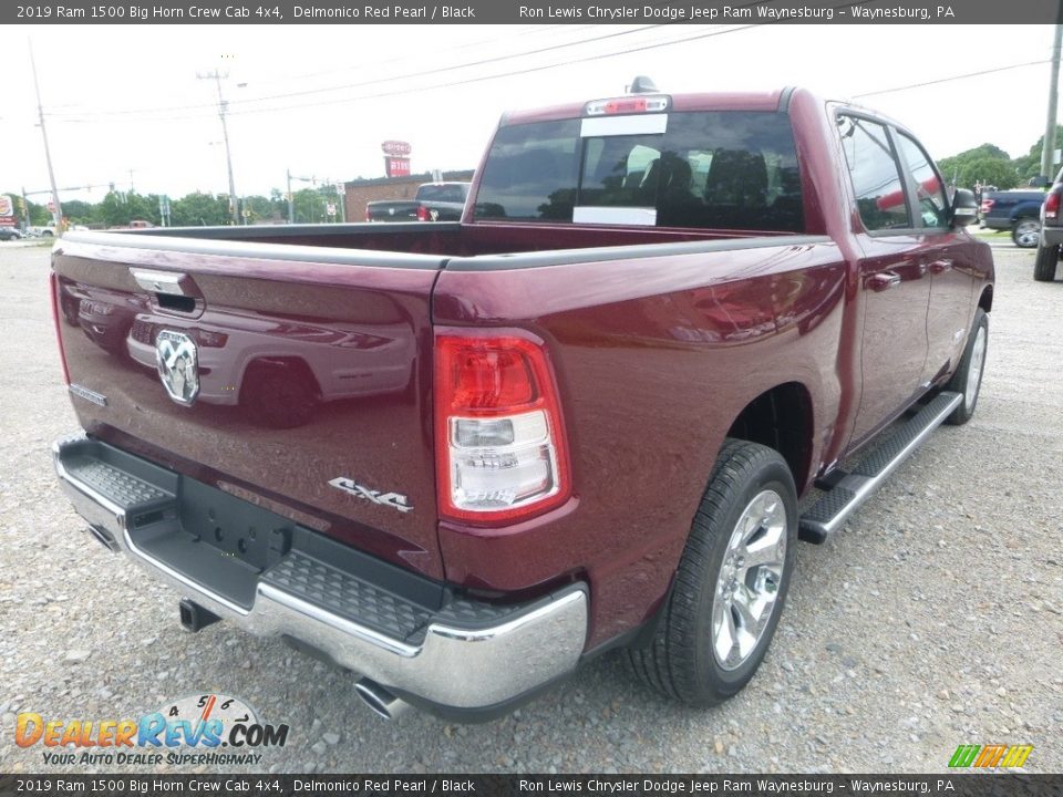 2019 Ram 1500 Big Horn Crew Cab 4x4 Delmonico Red Pearl / Black Photo #5