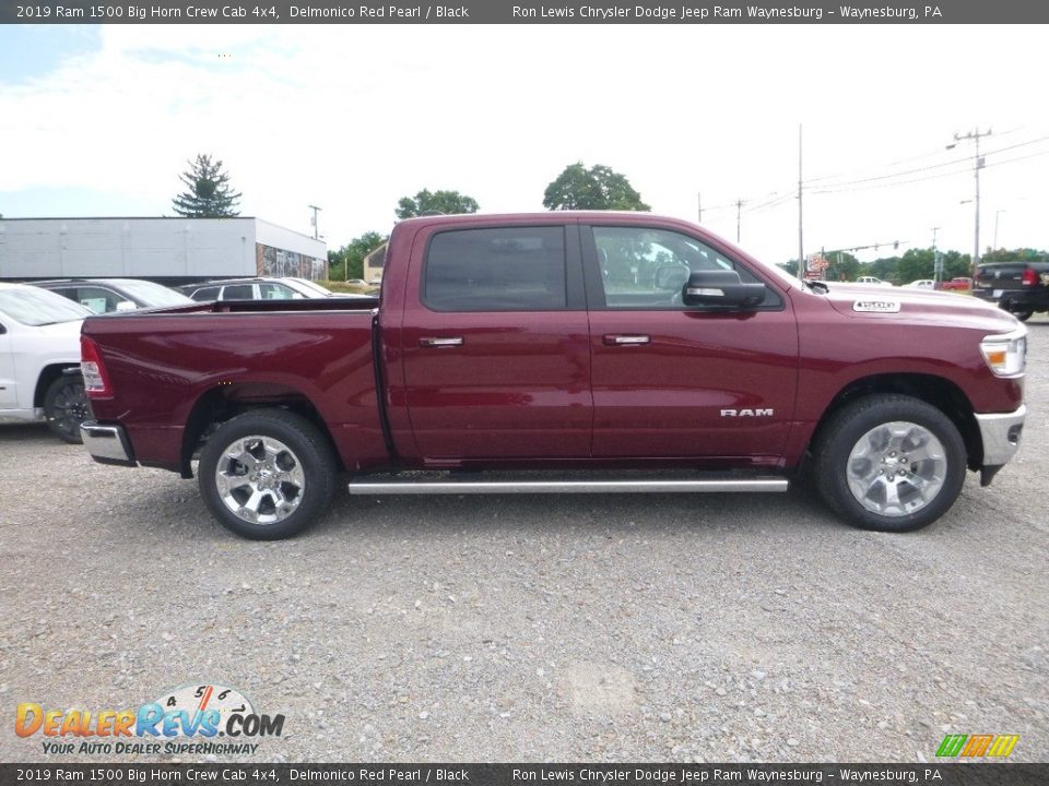 2019 Ram 1500 Big Horn Crew Cab 4x4 Delmonico Red Pearl / Black Photo #6