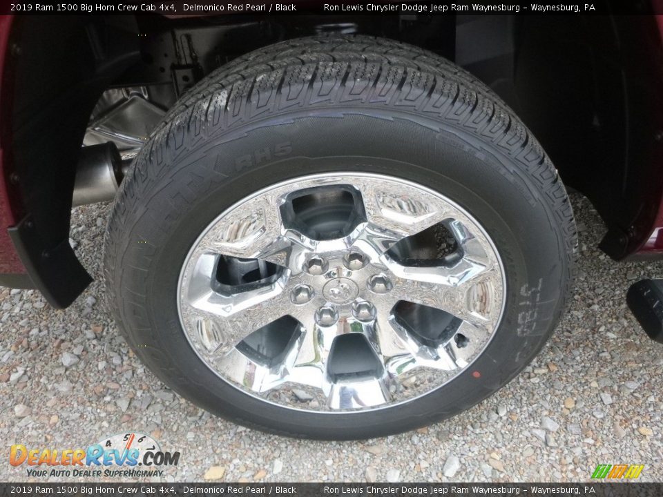 2019 Ram 1500 Big Horn Crew Cab 4x4 Delmonico Red Pearl / Black Photo #7