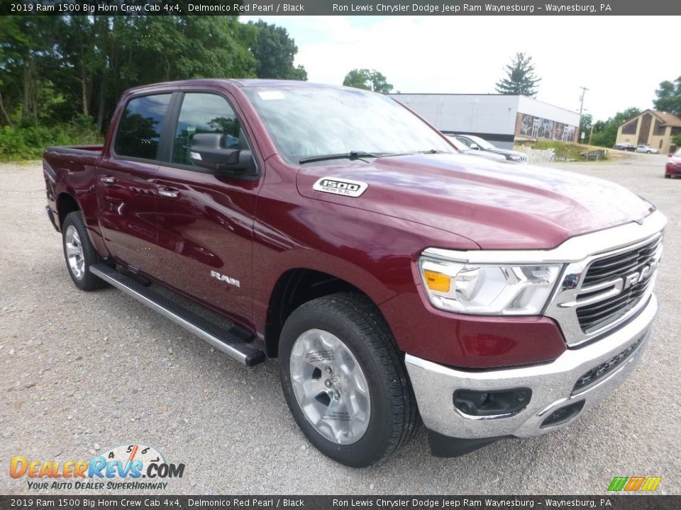 2019 Ram 1500 Big Horn Crew Cab 4x4 Delmonico Red Pearl / Black Photo #8