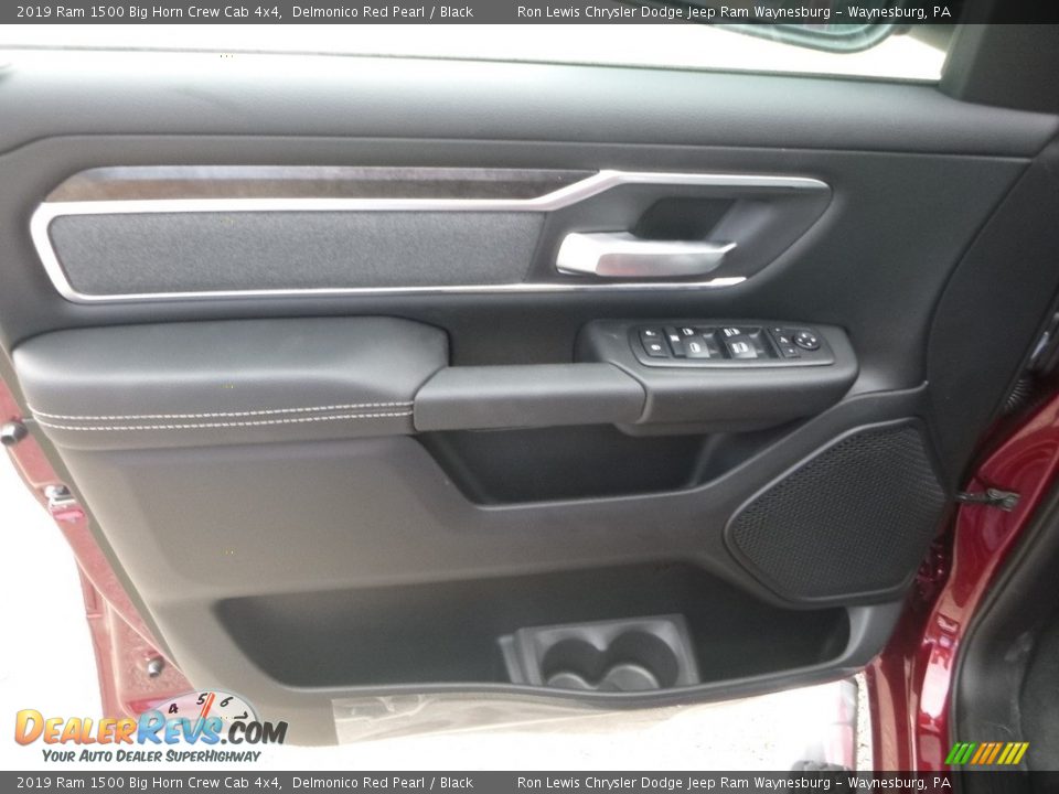 2019 Ram 1500 Big Horn Crew Cab 4x4 Delmonico Red Pearl / Black Photo #14