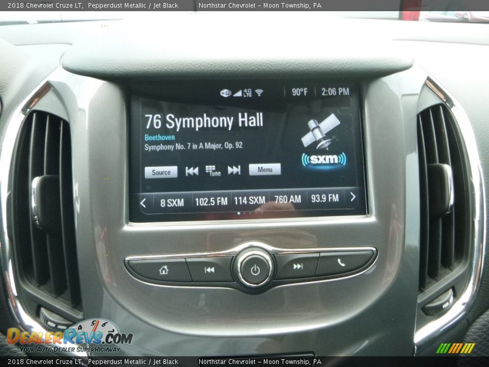 2018 Chevrolet Cruze LT Pepperdust Metallic / Jet Black Photo #18