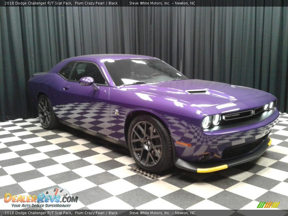 2018 Dodge Challenger R/T Scat Pack Plum Crazy Pearl / Black Photo #4