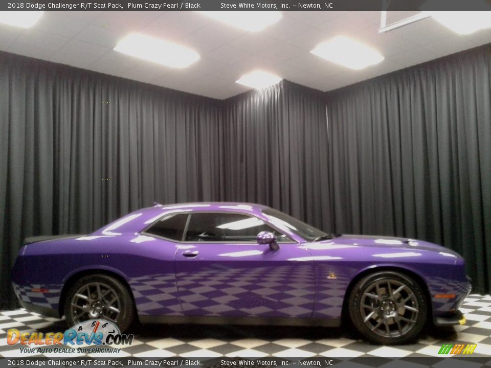 2018 Dodge Challenger R/T Scat Pack Plum Crazy Pearl / Black Photo #5