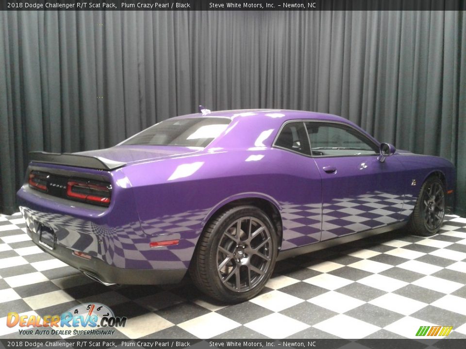 2018 Dodge Challenger R/T Scat Pack Plum Crazy Pearl / Black Photo #6