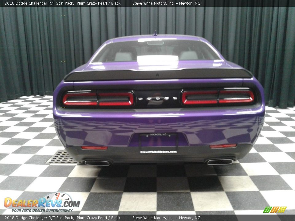 2018 Dodge Challenger R/T Scat Pack Plum Crazy Pearl / Black Photo #7