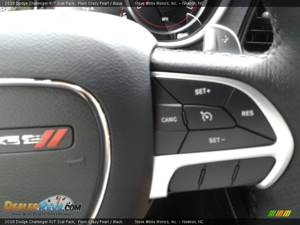2018 Dodge Challenger R/T Scat Pack Plum Crazy Pearl / Black Photo #17