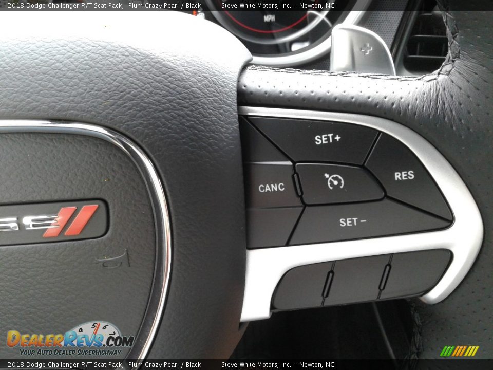 2018 Dodge Challenger R/T Scat Pack Plum Crazy Pearl / Black Photo #18