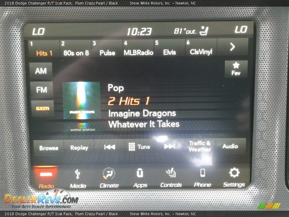 2018 Dodge Challenger R/T Scat Pack Plum Crazy Pearl / Black Photo #21