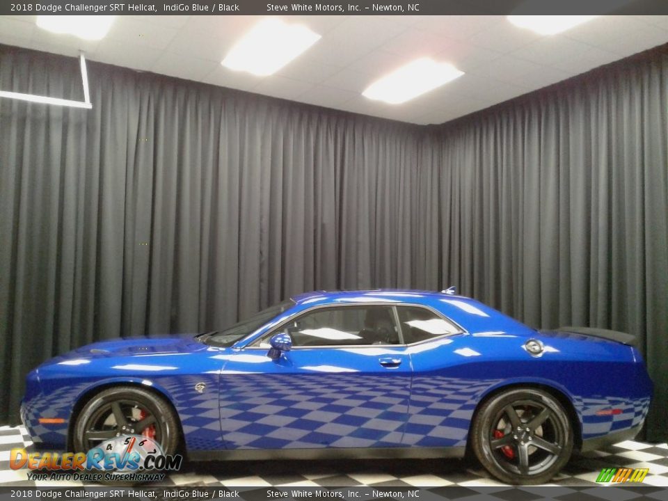 2018 Dodge Challenger SRT Hellcat IndiGo Blue / Black Photo #1