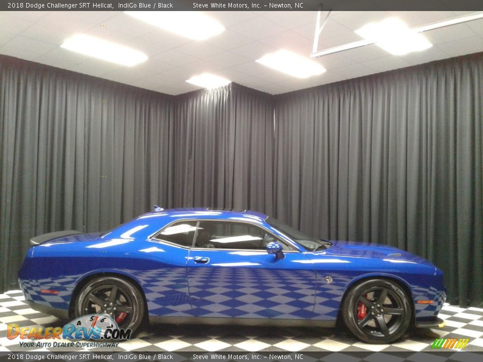 2018 Dodge Challenger SRT Hellcat IndiGo Blue / Black Photo #5