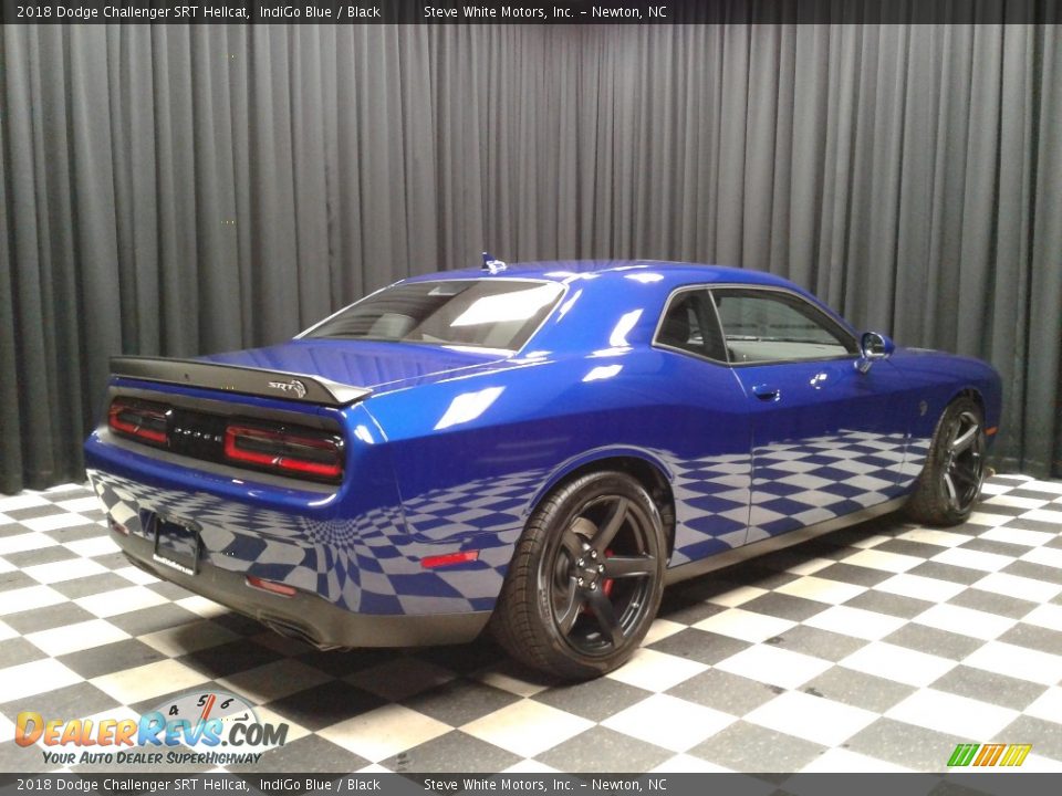 2018 Dodge Challenger SRT Hellcat IndiGo Blue / Black Photo #6