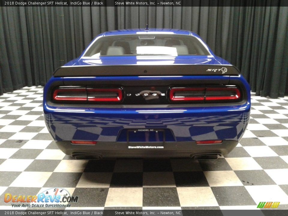 2018 Dodge Challenger SRT Hellcat IndiGo Blue / Black Photo #7