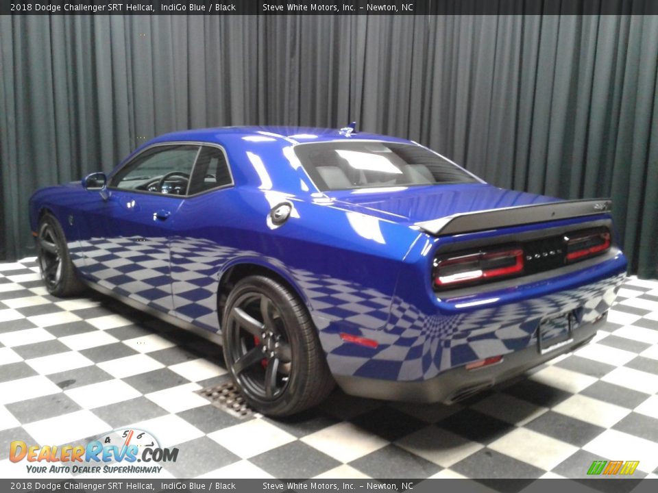 2018 Dodge Challenger SRT Hellcat IndiGo Blue / Black Photo #8