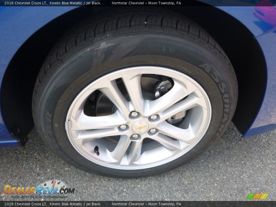 2018 Chevrolet Cruze LT Kinetic Blue Metallic / Jet Black Photo #9