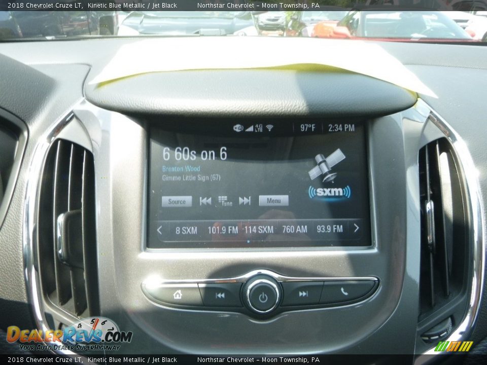 2018 Chevrolet Cruze LT Kinetic Blue Metallic / Jet Black Photo #18