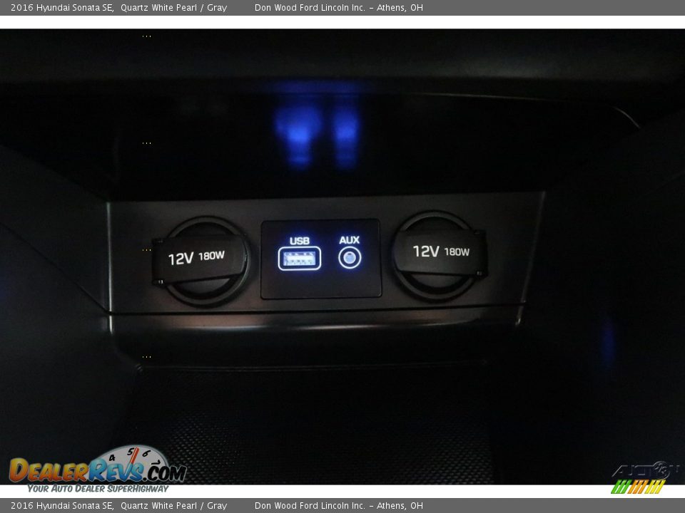 2016 Hyundai Sonata SE Quartz White Pearl / Gray Photo #3