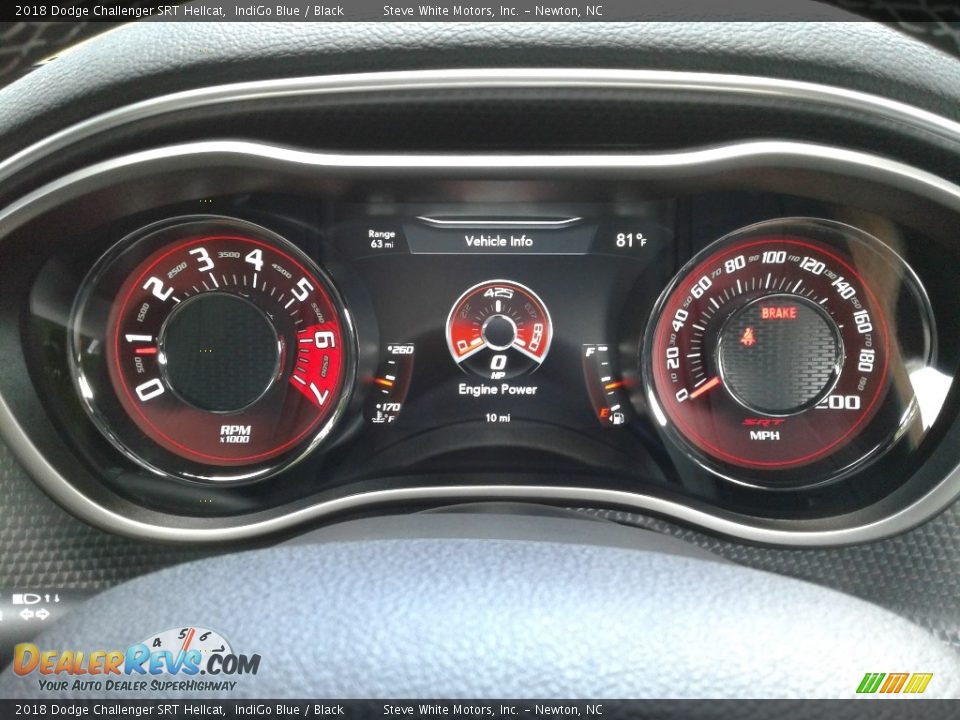2018 Dodge Challenger SRT Hellcat Gauges Photo #19