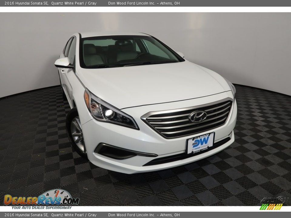 2016 Hyundai Sonata SE Quartz White Pearl / Gray Photo #5