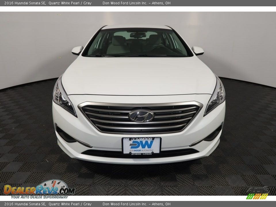 2016 Hyundai Sonata SE Quartz White Pearl / Gray Photo #6