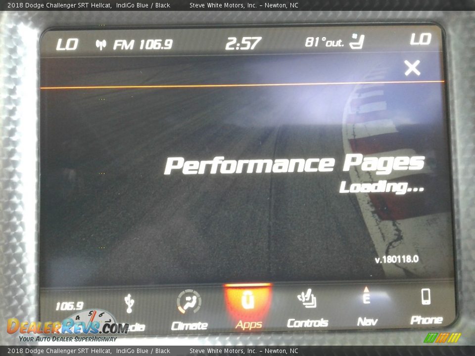 2018 Dodge Challenger SRT Hellcat IndiGo Blue / Black Photo #27