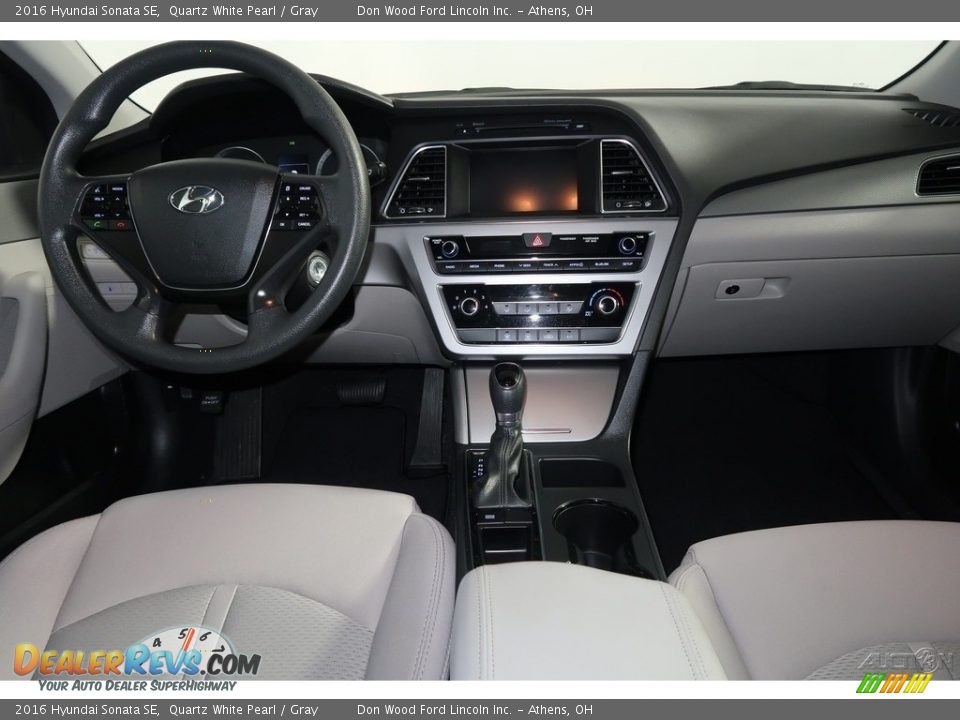 2016 Hyundai Sonata SE Quartz White Pearl / Gray Photo #14