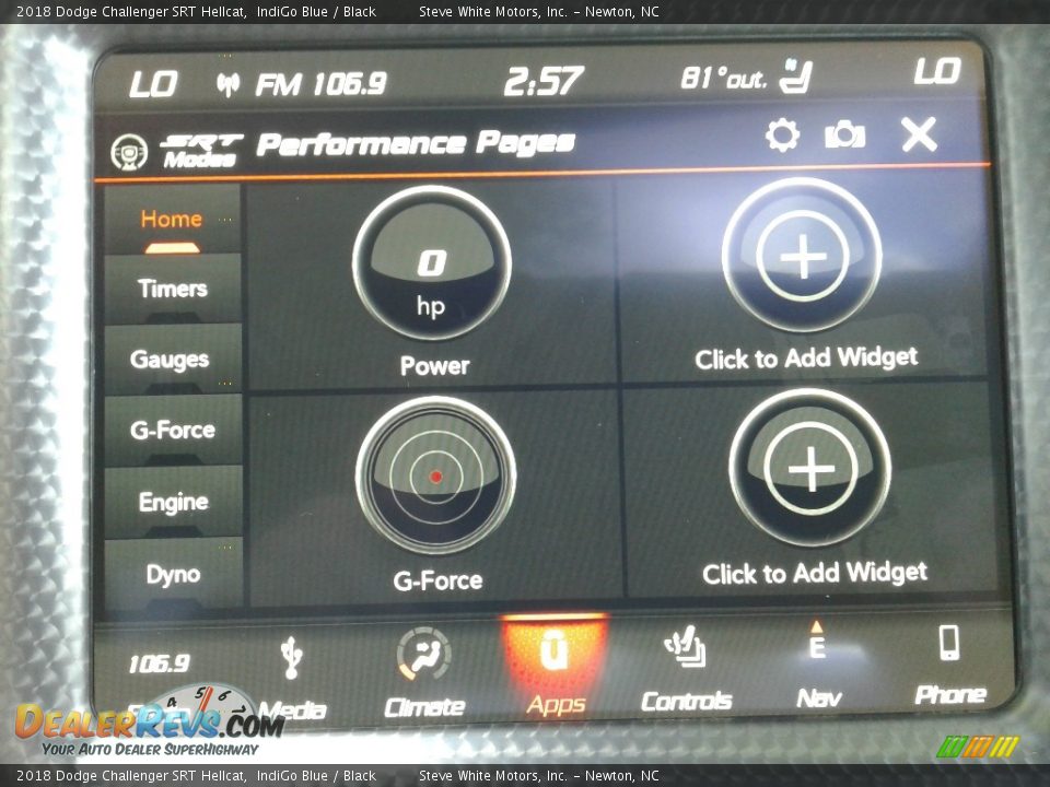 2018 Dodge Challenger SRT Hellcat IndiGo Blue / Black Photo #28