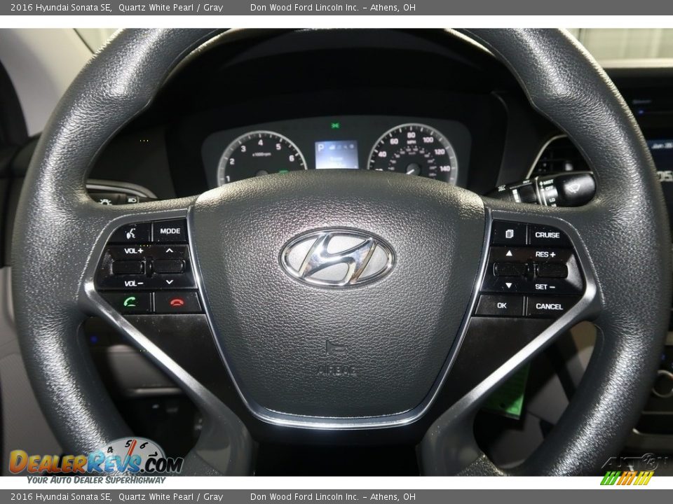 2016 Hyundai Sonata SE Quartz White Pearl / Gray Photo #15