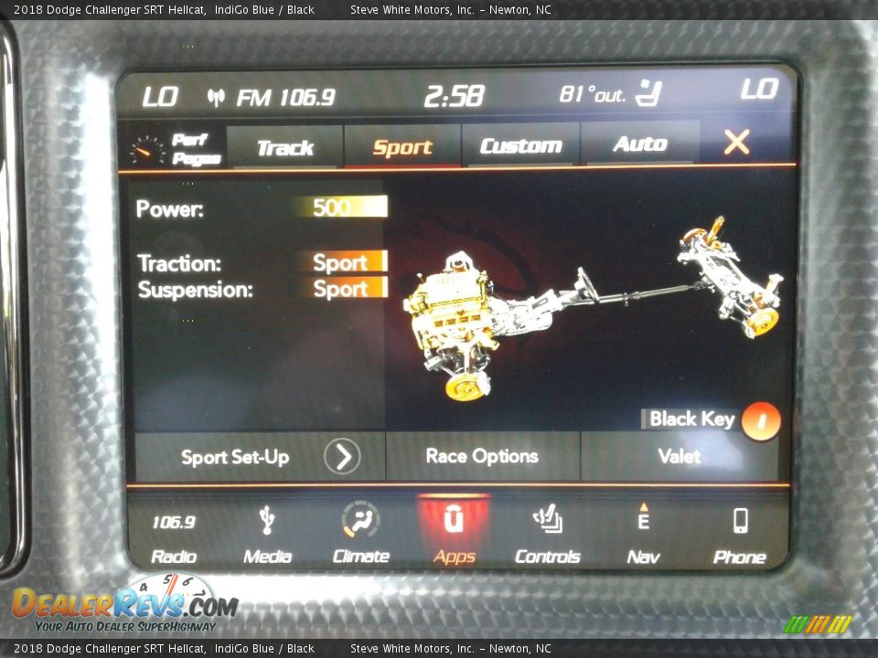 2018 Dodge Challenger SRT Hellcat IndiGo Blue / Black Photo #29
