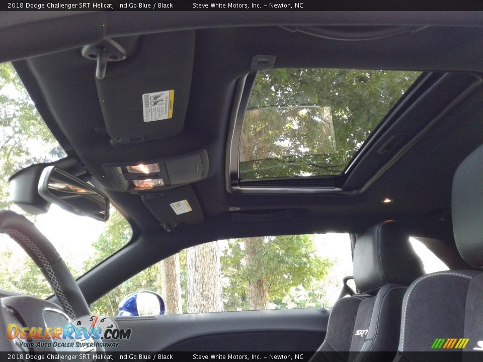 2018 Dodge Challenger SRT Hellcat IndiGo Blue / Black Photo #35